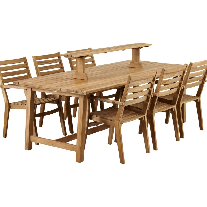 Pöytähylly Brafab Keros, leveys 150cm, tiikki
