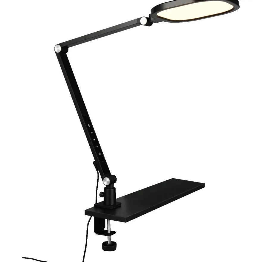 Pöytä-/klipsivalaisin Trio Servo, LED, eri värejä