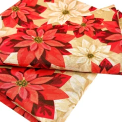 Pöytäliina Home4You CHRISTMAS NEW 136x220 cm, joulutähdet, monivärinen