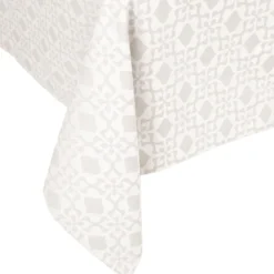 Pöytäliina Home4You PARTY 150x220 cm, kirkas kuvio, beige