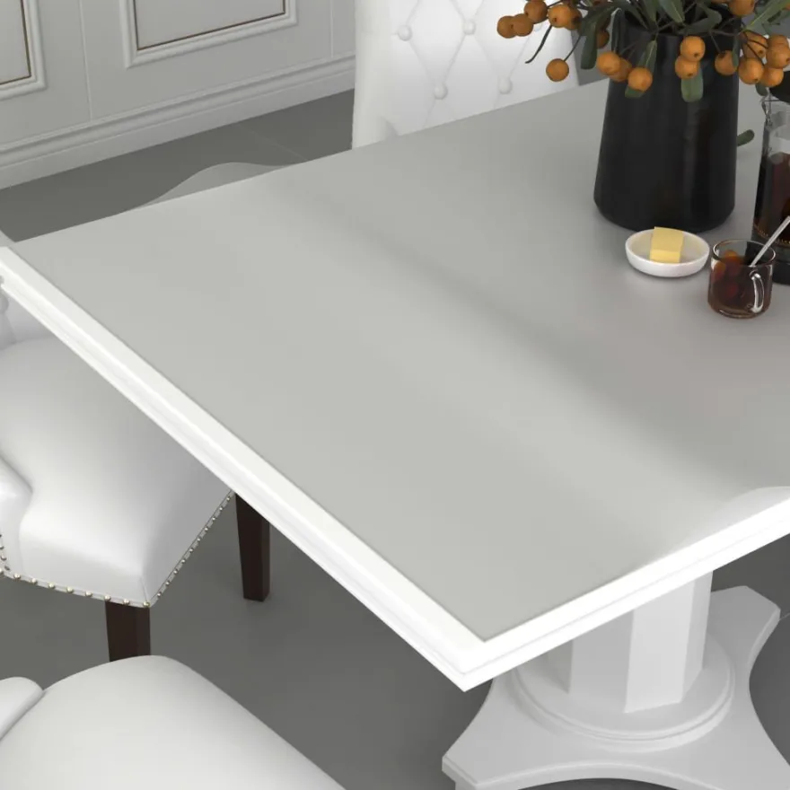Pöytäsuoja läpikuultava 90x90 cm 2 mm pvc
