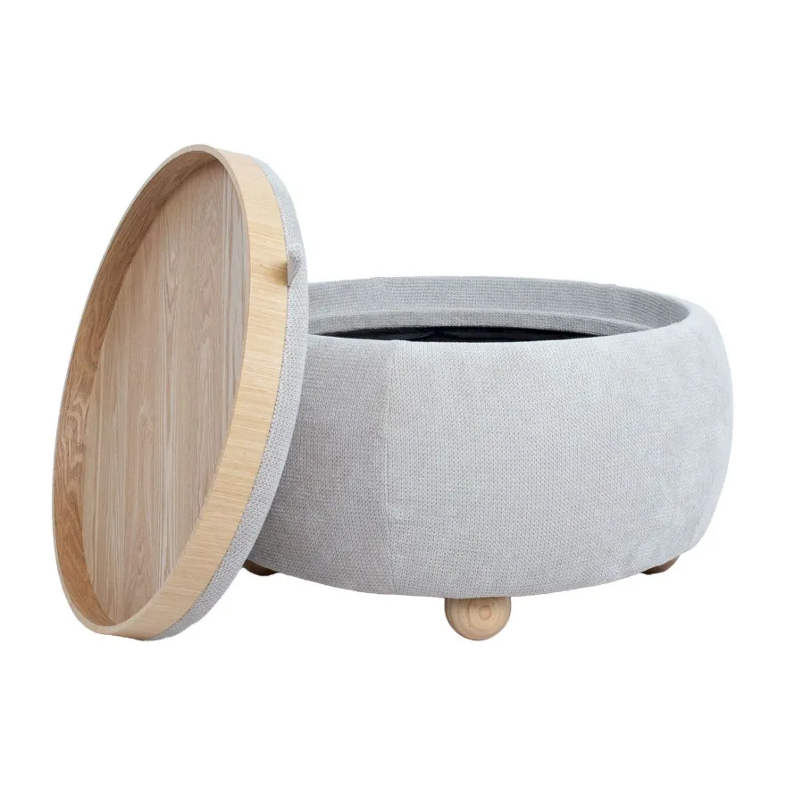 Rahi Home4You Hiro säilytystilalla, beige