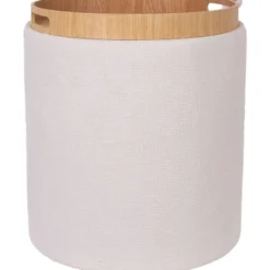 Rahi/pöytä Home4You HIRO Ø39xK44 cm, säilytystilalla ja tarjottimella, eri värejä