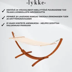 Riippumatto Telineellä Lykke Premium
