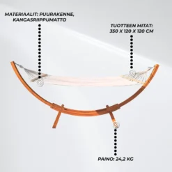 Riippumatto Telineellä Lykke Premium