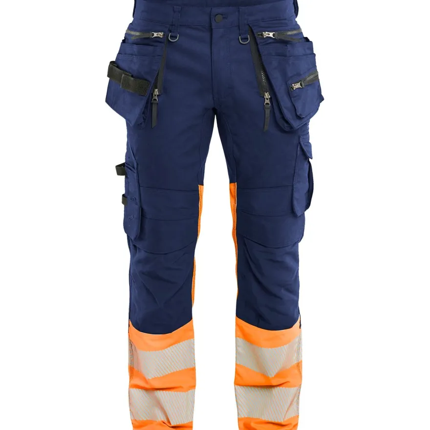 Riipputaskuhousut Blåkläder 1130 Highvis Stretch, denim