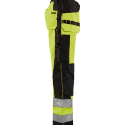 Riipputaskuhousut Blåkläder 1533 Highvis, keltainen/musta