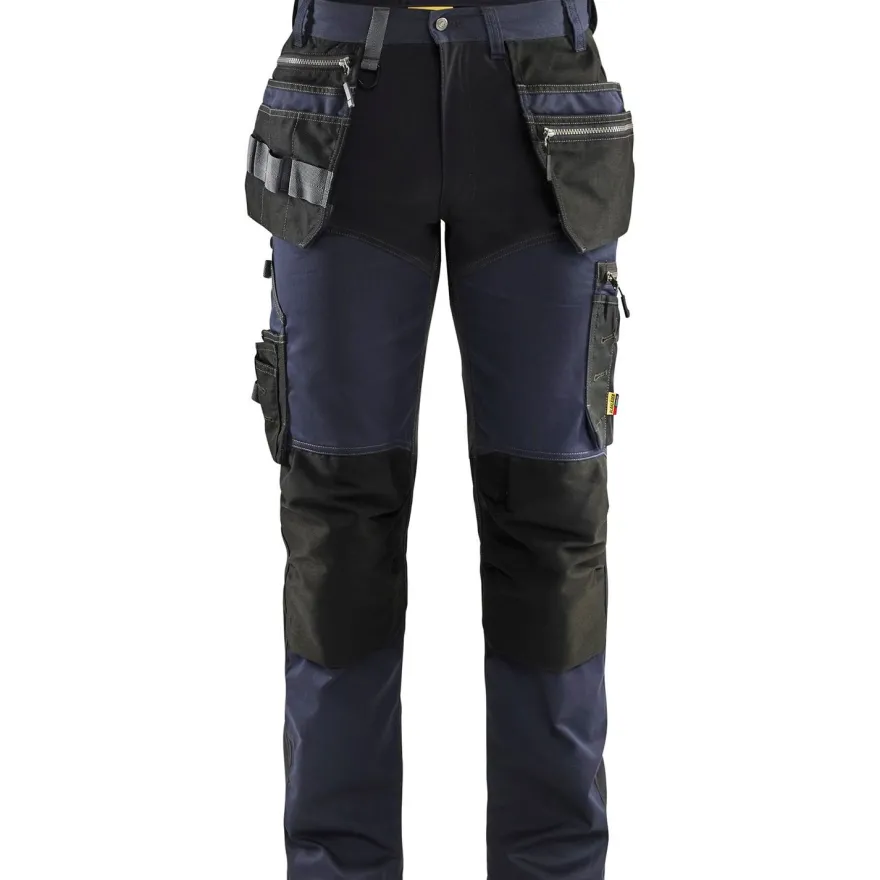 Riipputaskuhousut Blåkläder 1599 Stretch, twill