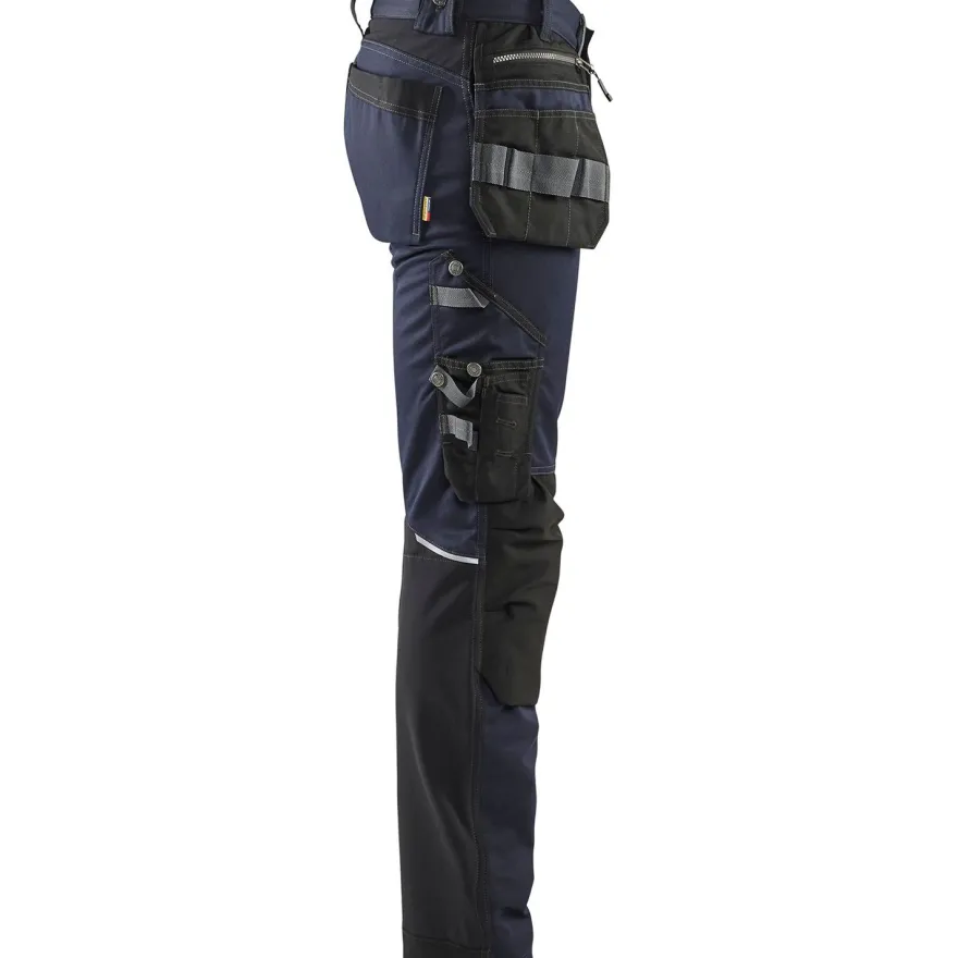 Riipputaskuhousut Blåkläder 1599 Stretch, twill