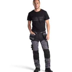 Riipputaskuhousut Blåkläder 1599 Stretch, twill