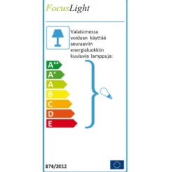 Riippuvalaisin FocusLight Orsa, E27, 60W, IP20, ø430x1600mm, puu