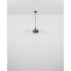 Riippuvalaisin Globo Maxy 4xE27, musta/savu
