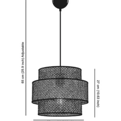 Riippuvalaisin Linento Lighting Cascade Hazeran, Ø30cm, E27