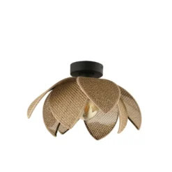 Riippuvalaisin Linento Lighting 64888, ø40cm, E27, max. 40W, IP20, beige/musta