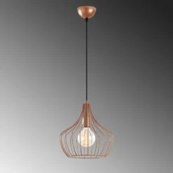 Riippuvalaisin Linento Lighting Mezopotamya, Ø27cm, E27, kupari