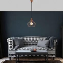 Riippuvalaisin Linento Lighting Mezopotamya, Ø27cm, E27, kupari