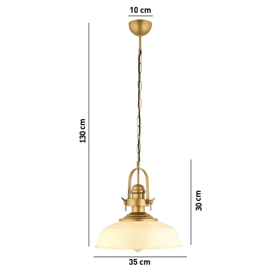 Riippuvalaisin Linento Lighting YM-10, Ø35cm, E27, max. 40W, IP20, valkoinen