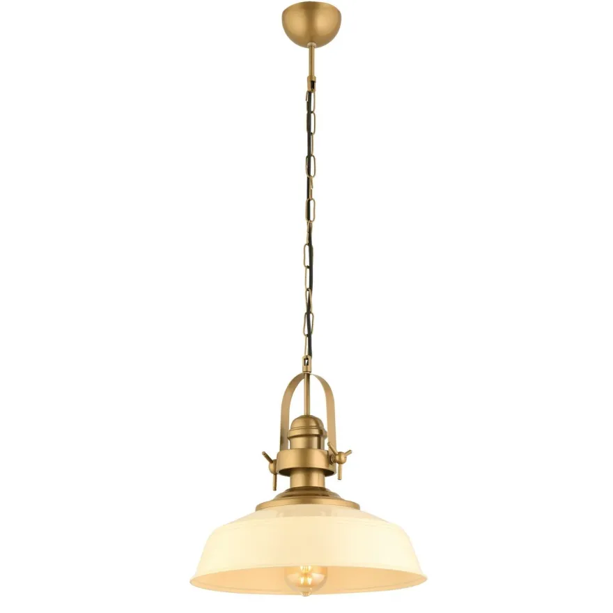 Riippuvalaisin Linento Lighting YM-10, Ø35cm, E27, max. 40W, IP20, valkoinen