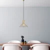 Riippuvalaisin Linento Lighting Tabut-Mr-757-1, Ø38cm, kulta