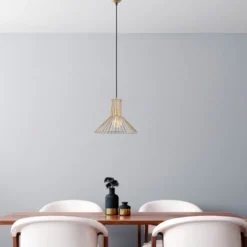 Riippuvalaisin Linento Lighting Tabut-Mr-757-1, Ø38cm, kulta