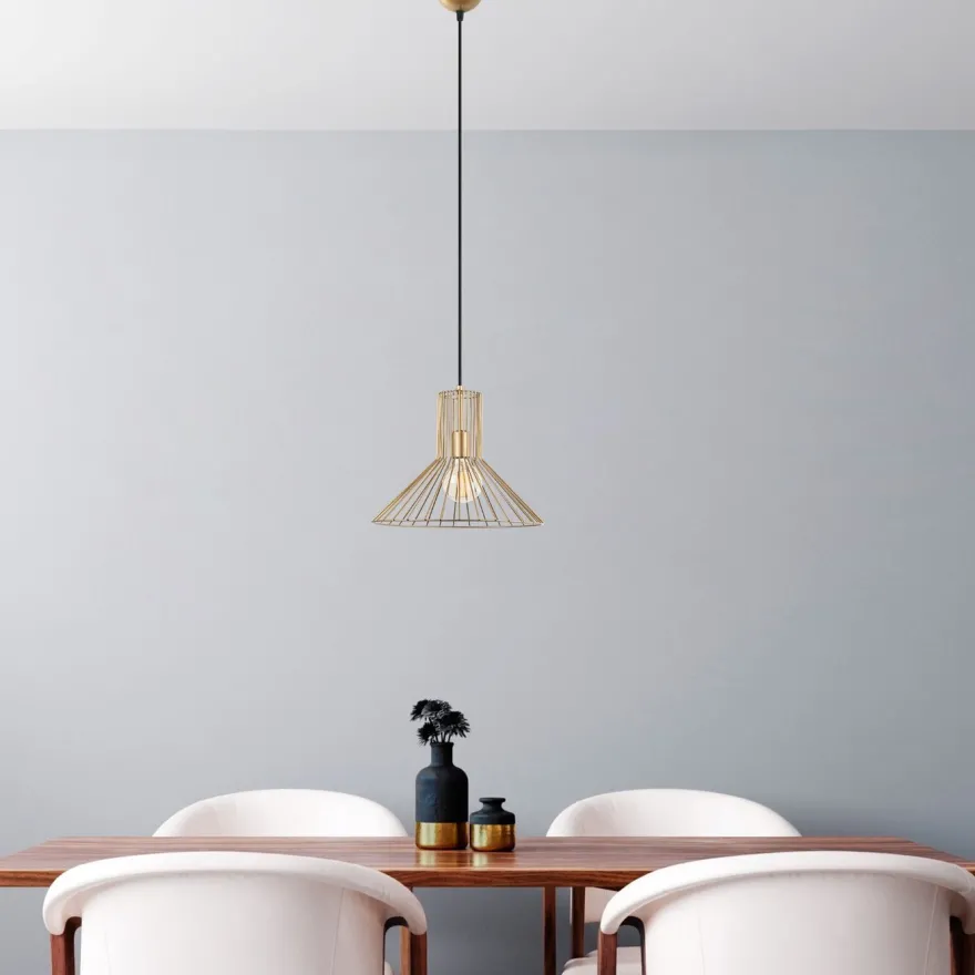 Riippuvalaisin Linento Lighting Tabut-Mr-757-1, Ø38cm, kulta