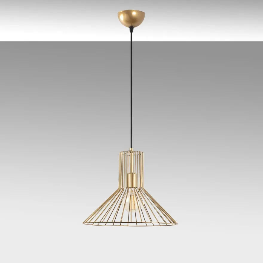 Riippuvalaisin Linento Lighting Tabut-Mr-757-1, Ø38cm, kulta
