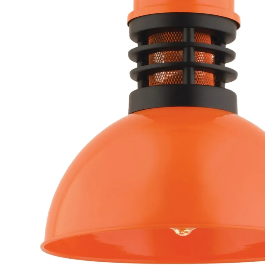 Riippuvalaisin Linento Lighting RT-43, Ø30cm, E27, max. 40W, IP20, oranssi