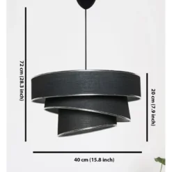 Riippuvalaisin Linento Lighting Couper, 40x40cm