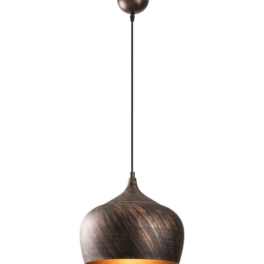 Riippuvalaisin Linento Lighting Saglam 3761, Ø28cm, kupari/kulta