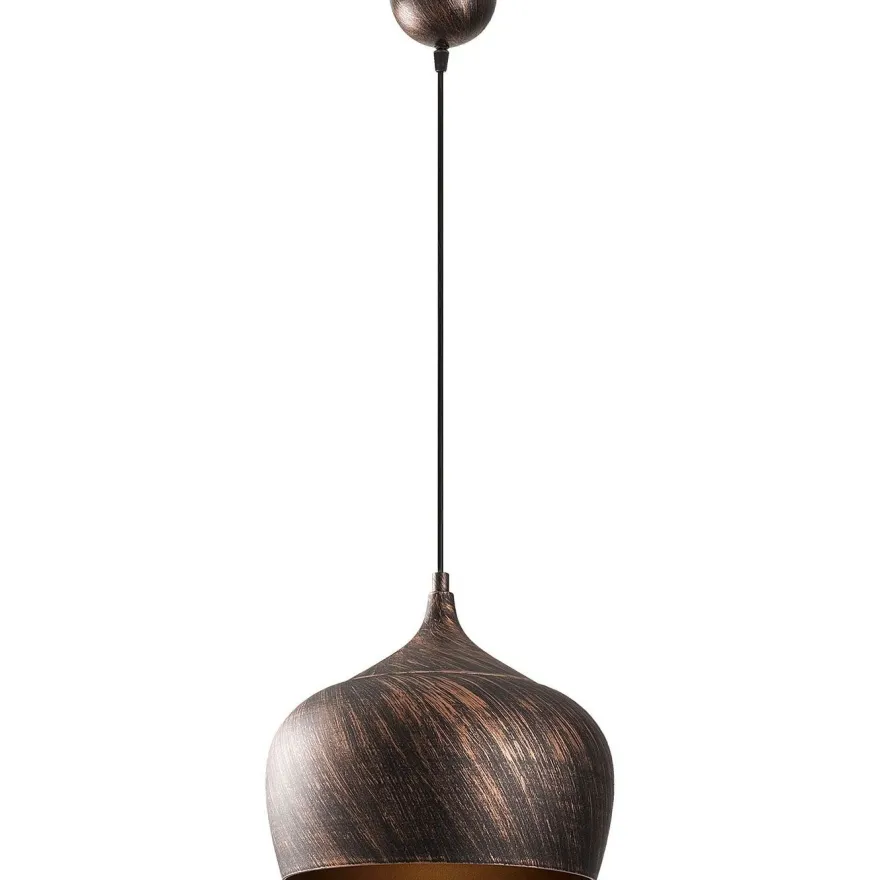 Riippuvalaisin Linento Lighting Saglam 3761, Ø28cm, kupari/kulta