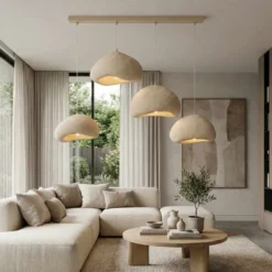 Riippuvalaisin Linento Lighting Loval Set-Lora-50-4-C-1001-Nua, 4-osainen, luonnonvalkoinen