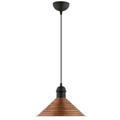 Riippuvalaisin Linento Lighting RT-25, Ø28cm, E27, max. 40W, IP20, ruskea