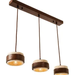Riippuvalaisin Linento Lighting Lover C 3-osainen beige/saksanpähkinä