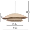 Riippuvalaisin Linento Lighting BK221 valkoinen