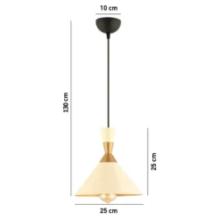 Riippuvalaisin Linento Lighting RT-18, Ø25cm, E27, max. 40W, IP20, valkoinen