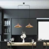 Riippuvalaisin Linento Lighting Barek 11547, 100x35x132cm, patinoitunut kupari