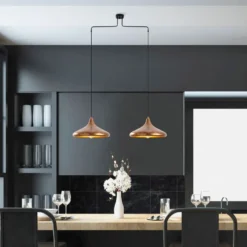 Riippuvalaisin Linento Lighting Barek 11547, 100x35x132cm, patinoitunut kupari