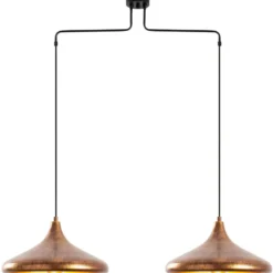 Riippuvalaisin Linento Lighting Barek 11547, 100x35x132cm, patinoitunut kupari