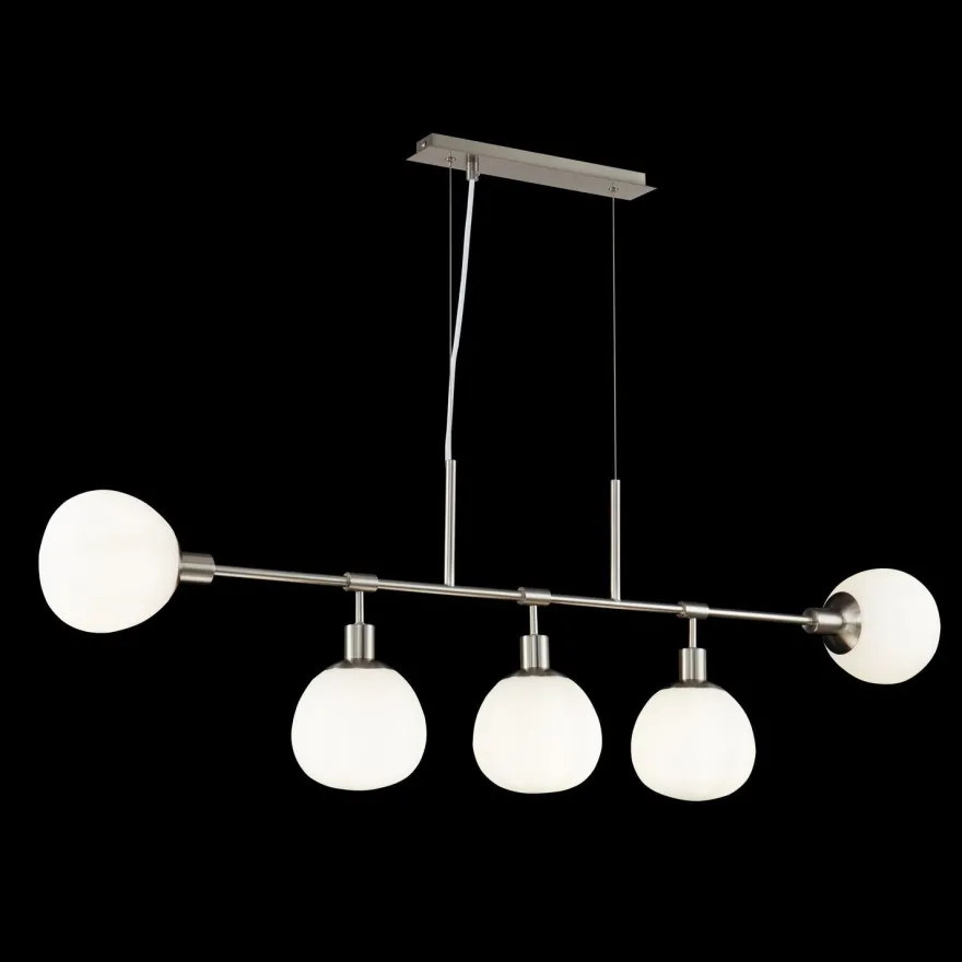 Riippuvalaisin Maytoni Modern Erich, 1200x150mm, 5-osainen, nikkeli