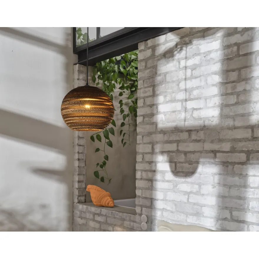 Riippuvalaisin Osram Decor Cardboard Ball E27 ruskea