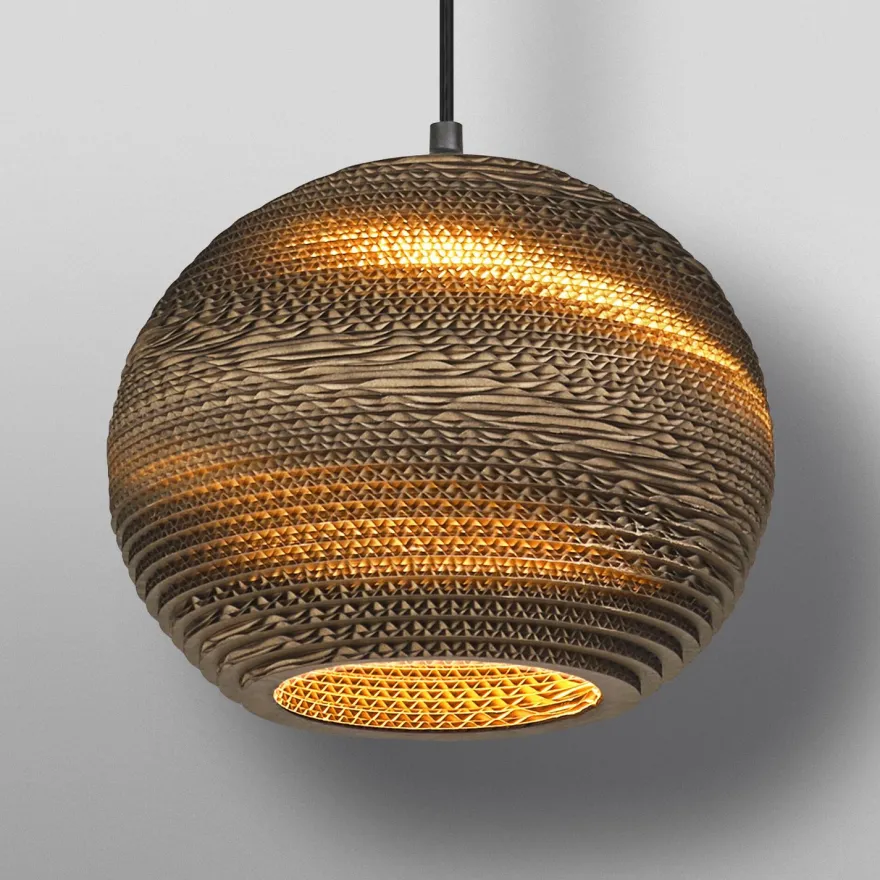 Riippuvalaisin Osram Decor Cardboard Ball E27 ruskea