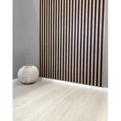 Rimapaneeli Järnvik Decoration Fagus 7401 3D, 21x122x2600mm, musta/tammi