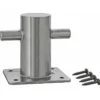Ristipollari Inora, 125mm, ruostumaton teräs