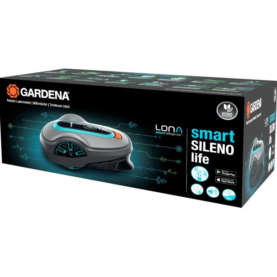 Robottiruohonleikkuri Gardena Smart Sileno Life 1000 Lona, 1000m²