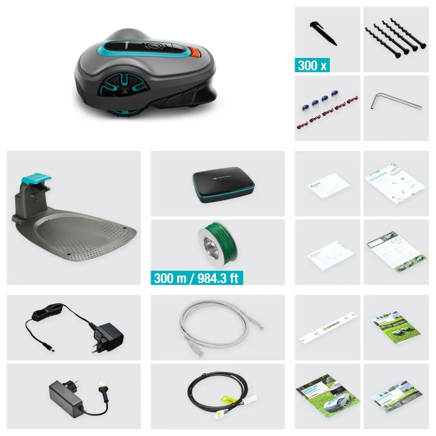 Robottiruohonleikkuri Gardena Smart Sileno Life 1000 Lona, 1000m²