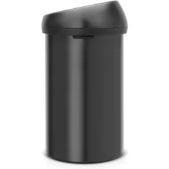 Roska-astia Brabantia Touch Bin 60L, Matt Black/musta kansi