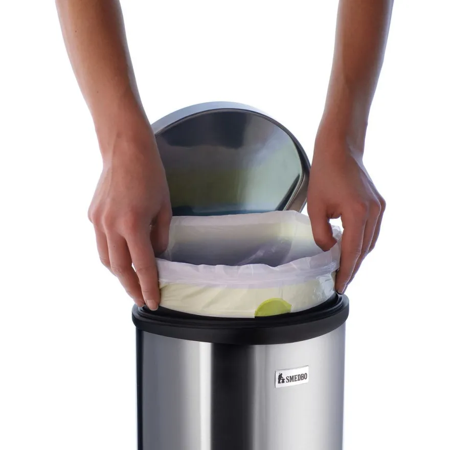 Roskapussit poljinastioille Smedbo Outline, 6L, suljettava, 40kpl
