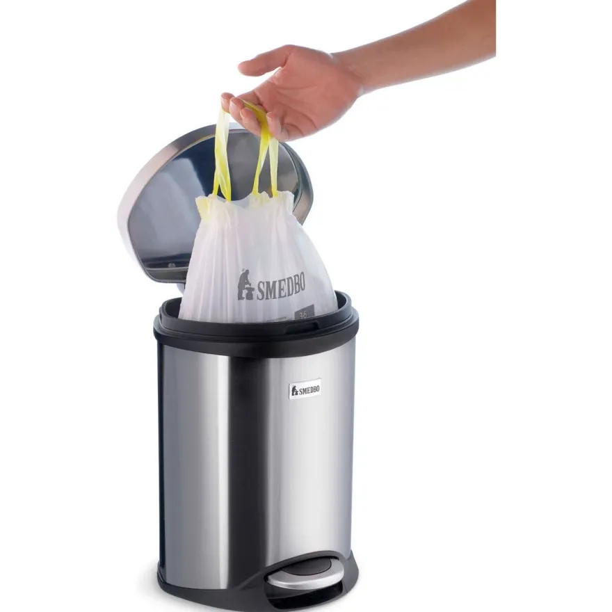 Roskapussit poljinastioille Smedbo Outline, 6L, suljettava, 40kpl