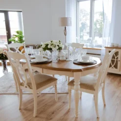 Ruokailuryhmä Home4You LILY, valkoinen