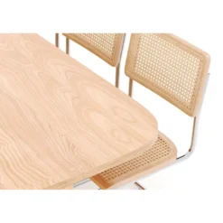 Ruokailuryhmä Kopparbo, 200cm, 6 Build-tuolia, ruskea (01710)